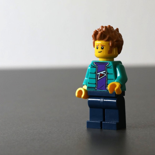 Lego minifigure visitatore - lego,