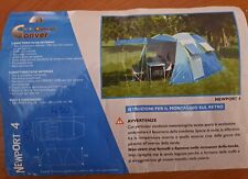 tenda da campeggio 4 posti usata solo 3 volte misure esterne 490x350
