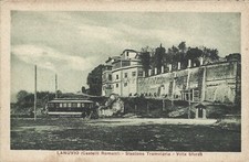 LANUVIO (Castelli Romani) - Stazione Tramviaria - Villa Sforza - Cartolina