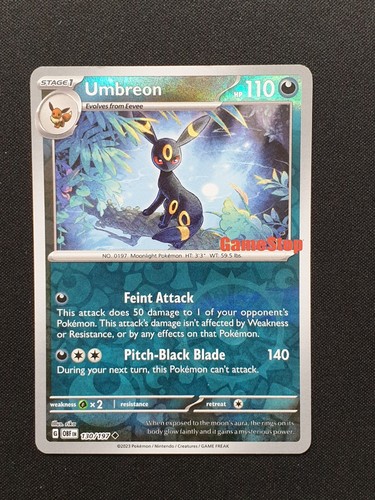 Umbreon 130 197 - reverse, holo