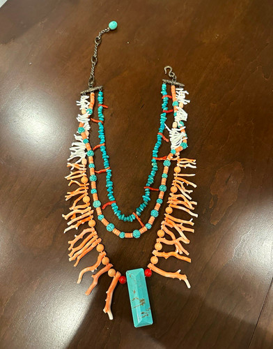 Collana bavaglino perline - collana,