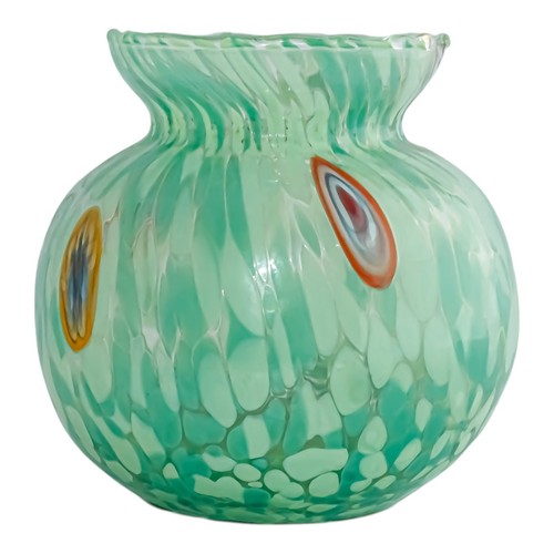 Vaso vetro murano - in, verde