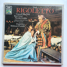 3 LP Box Verdi RIGOLETTO Molinari-Pradelli SMA 91739 EMI Angel Series (B426)