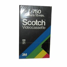 Videocassetta Scotch BETA Betamax L-750 3M 3 ore 15 minuti