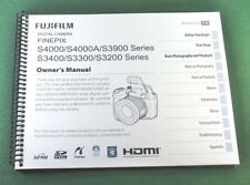 Fujifilm FinePix S4000 S3400 S3300 S3200 Manuale dell'acquirente: con cover protettive!