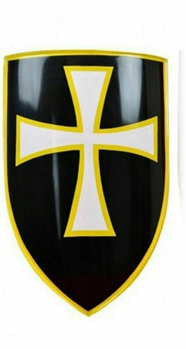 Scudo croce bianca - , templare
