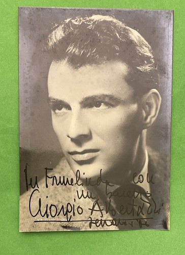 Autografo foto giorgio - autografo,