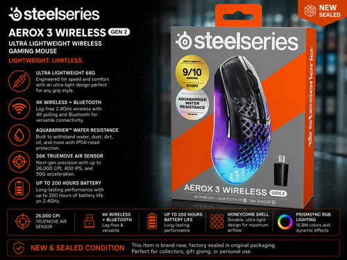 Steelseries aerox wireless - aerox,