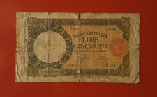 BANCONOTA 50 LIRE LUPETTA