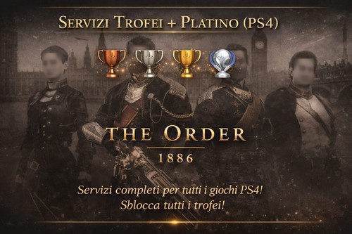 Servizio trofei platino - ✅servizio, +