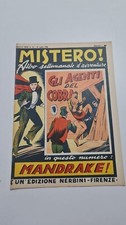 MISTERO! E' UNA NUOVA EDIZIONE NERBINI N 23   1948  ALBO SETTIMANALE D'AVVENTURE