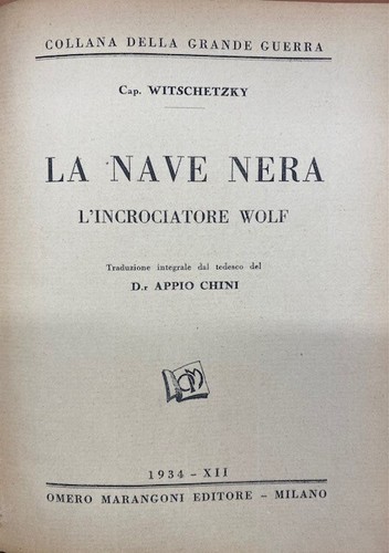 Witschetzky wolf la nave - -,