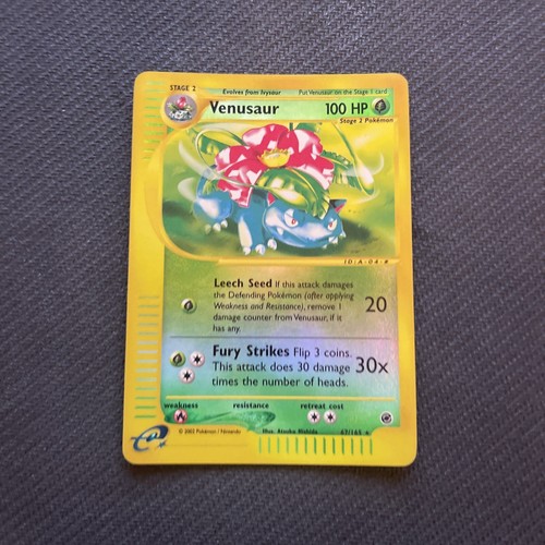 Carte pokemon venusaur - carte, 67/165