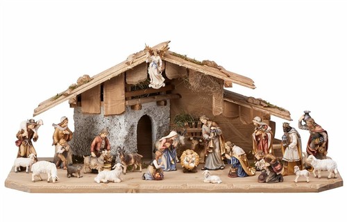 Set presepe completo legno - presepe, in