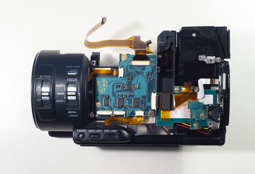 Sony dsr pd170 left body - left,