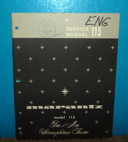 Marantz 115 fm - marantz, am/fm