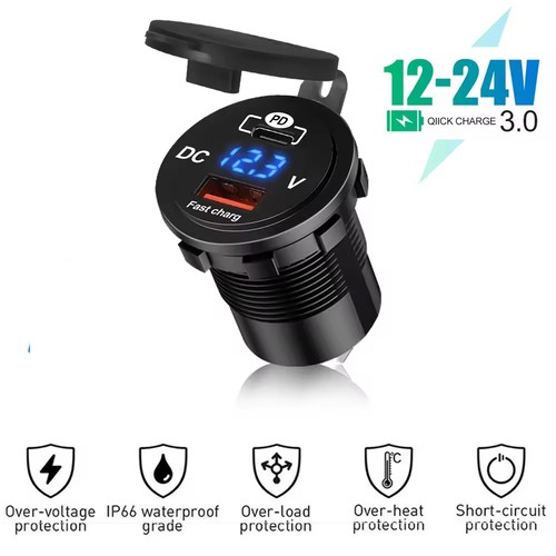 12v 24v qc3 0 - qc3.0, usb