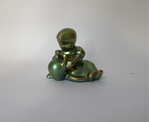 Statuetta zsolnay eosin - zsolnay,