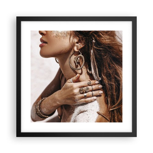 Poster 40x40cm sabbia donna - poster,