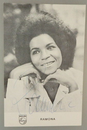 Autografo cantante tedesca