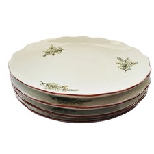 Set of 4 Porcelain Dessert