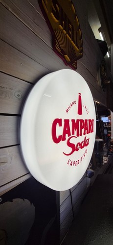 Campari insegna luminosa - campari,