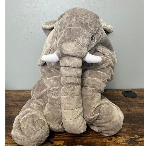 Ikea large grey elephant plush - large,
