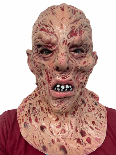 Bruciato uomo freddy maschera - bruciato,