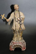 Scultura Santo Nepomuk, Legno