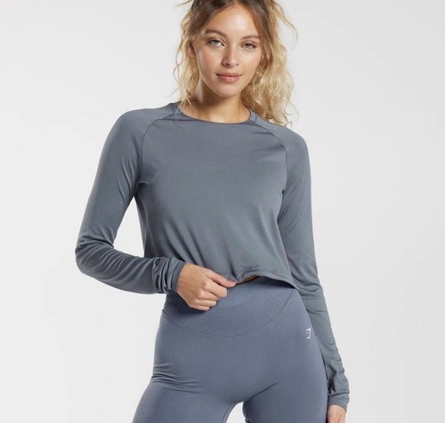 Top gymshark cropped - top, manica