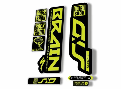 Adesivo decalcomania rock shox - adesivo,