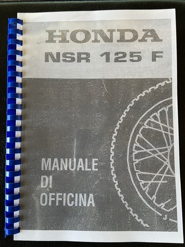 Manuale officina honda - honda, nsr
