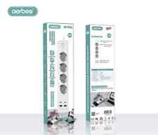 Ciabatta Multipresa Elettrica Interruttore 4 Prese Schuko con 2 USB-A e 2 USB-C