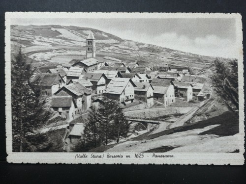 Cartolina valle stura - stura, bersezio