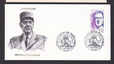 ENVELOPPE / HOMMAGE AU GAL DE GAULLE/ 8 MAI 1990/ ETAT TB/ VSCAN/ S052