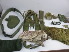 softair militare FONDINA copri ELMETTO CINTURONE BUSSOLA SCIARPA MIMETICA ZAINO