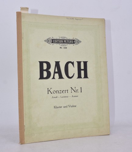 Bach konzert 1 concerto - :,