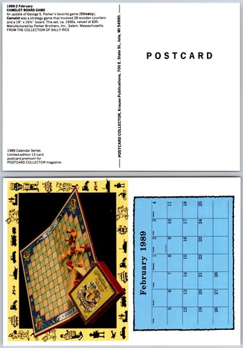 Cartolina gioco tavolo - cartolina,