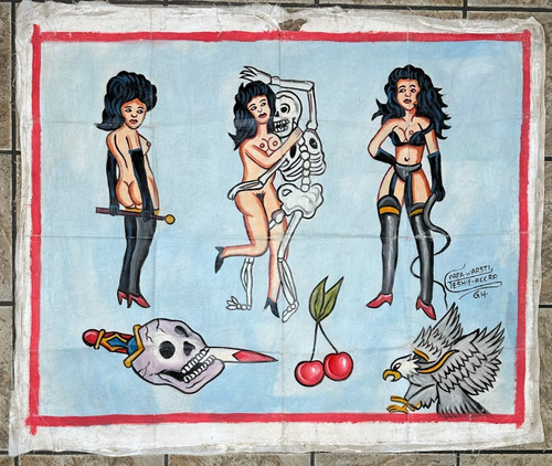 Poster tradizionale pinup
