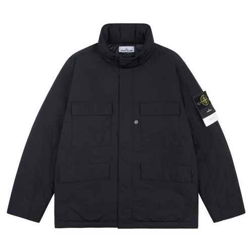 Stone island micro - twill, snap
