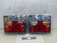 COPPIA FARI FANALI POSTERIORI AUTOCARRO CAMPER CARAVAN RIMORCHIO (OM341)