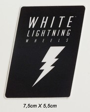 Adesivo white lightning - adesivo,