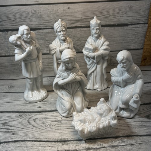 Presepe ceramica biscotto - in,