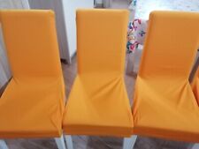 Coprisedia con copriseduta in cotone arancione