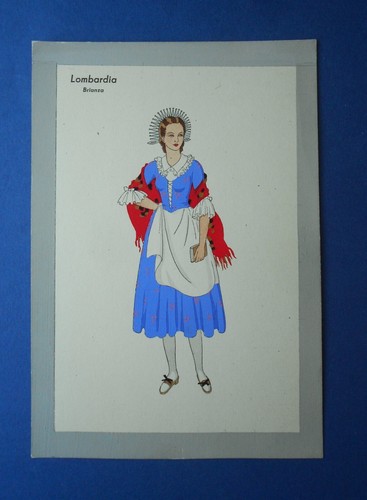 Cartolina meschini pochoir - cartolina,