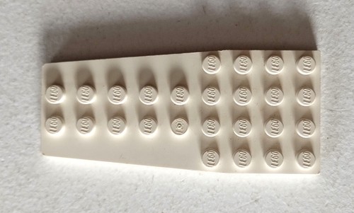 Lego plate wing - lego, white