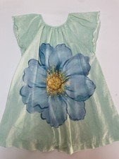 Zara Dress Girl Green Blue