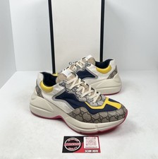 Taglia 8.5US - Sneakers Gucci Rhyton GG Supreme beige/bianco/giallo? RETAIL $1K!
