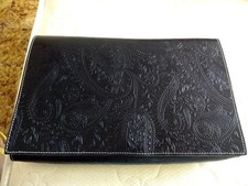 borsa vintage nero in pelle