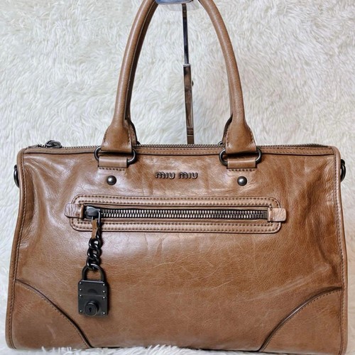 Borsa tote miu vitello - vitello, in